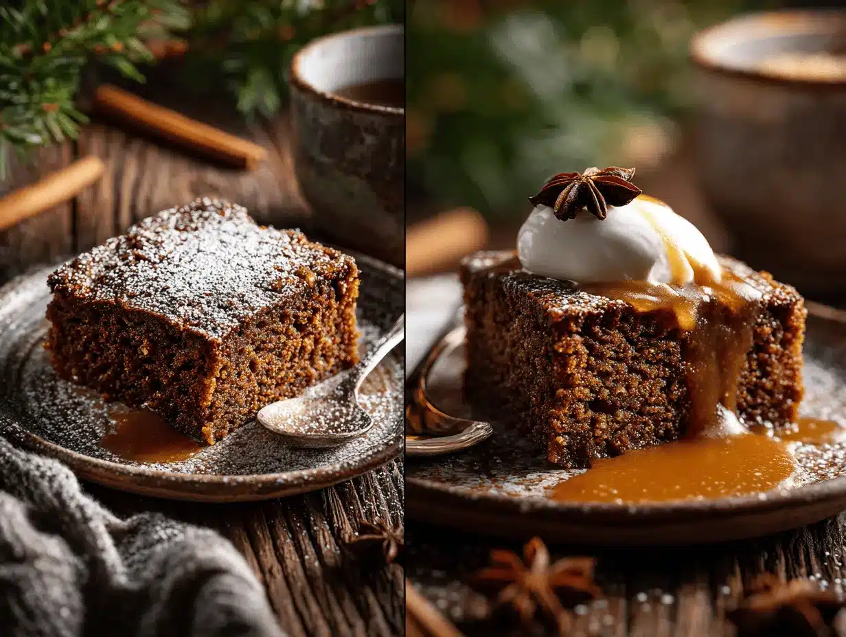 slow cooker gingerbread cake preparation steps