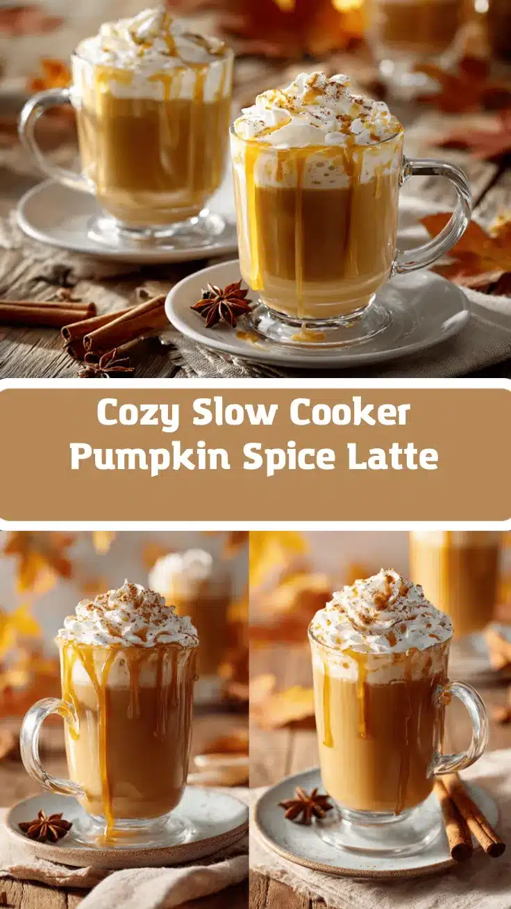 slow cooker pumpkin spice latte recipe