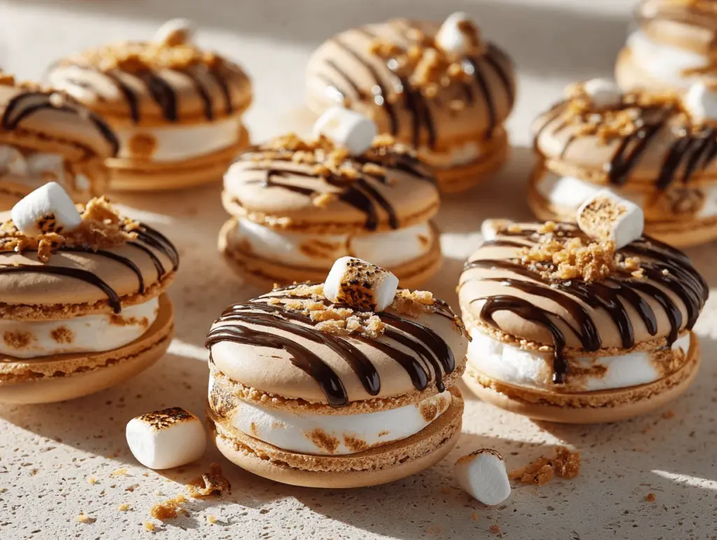 smores macarons - featured image