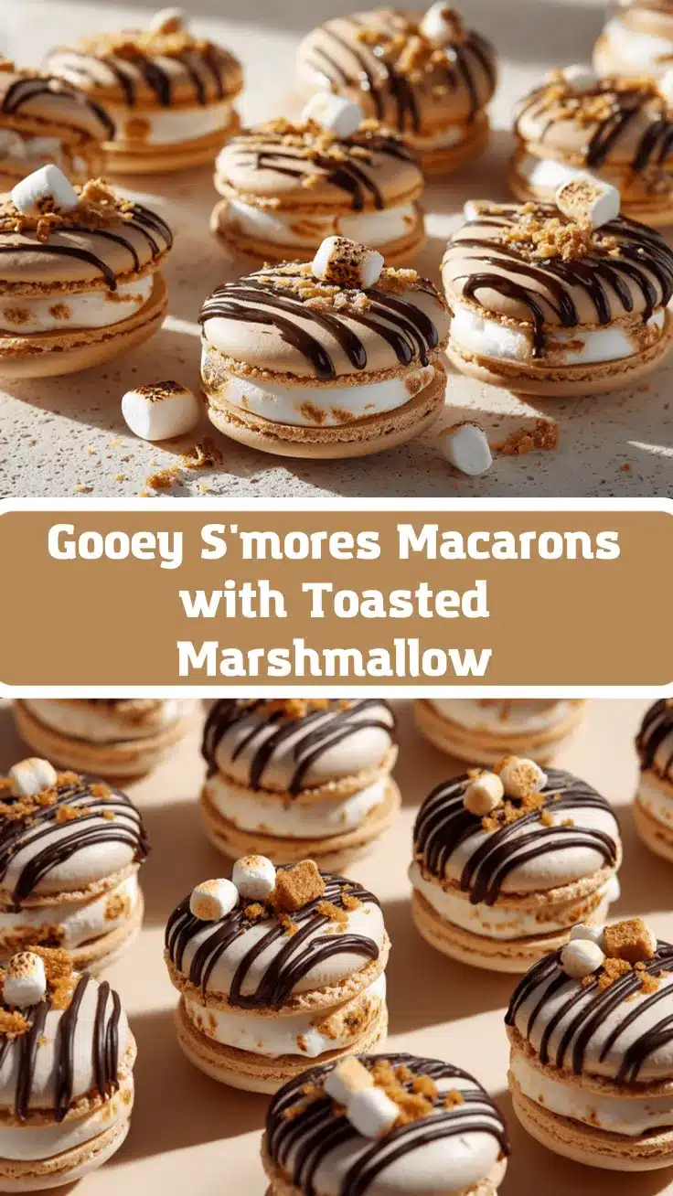 smores macarons recipe