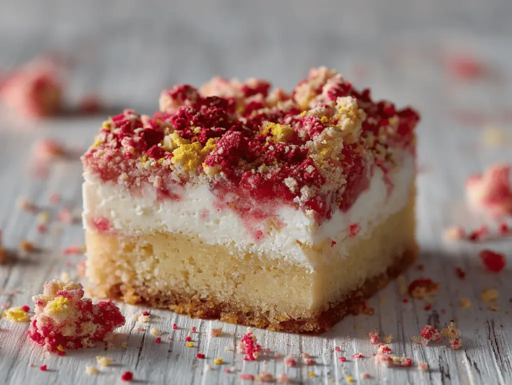 strawberry shortcake bars - featured image