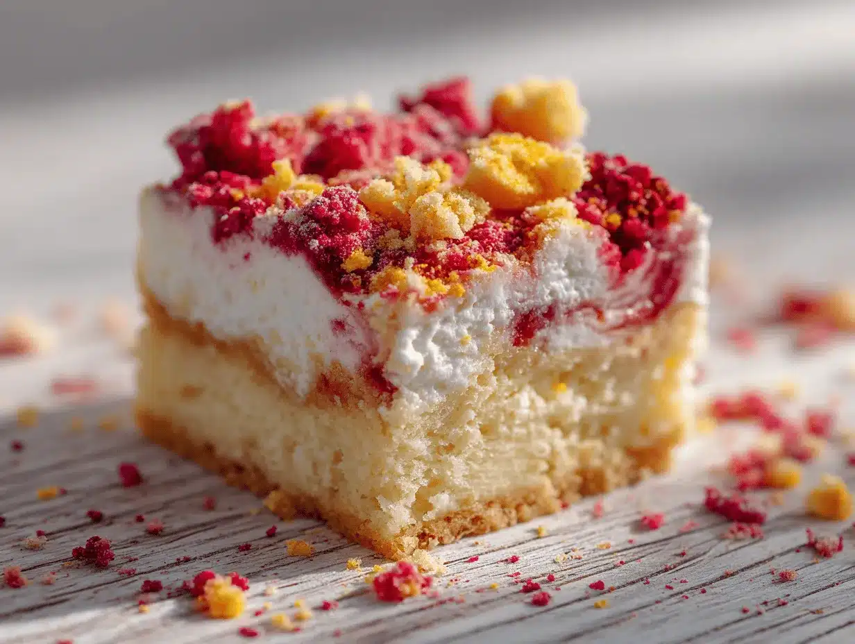 strawberry shortcake bars preparation steps