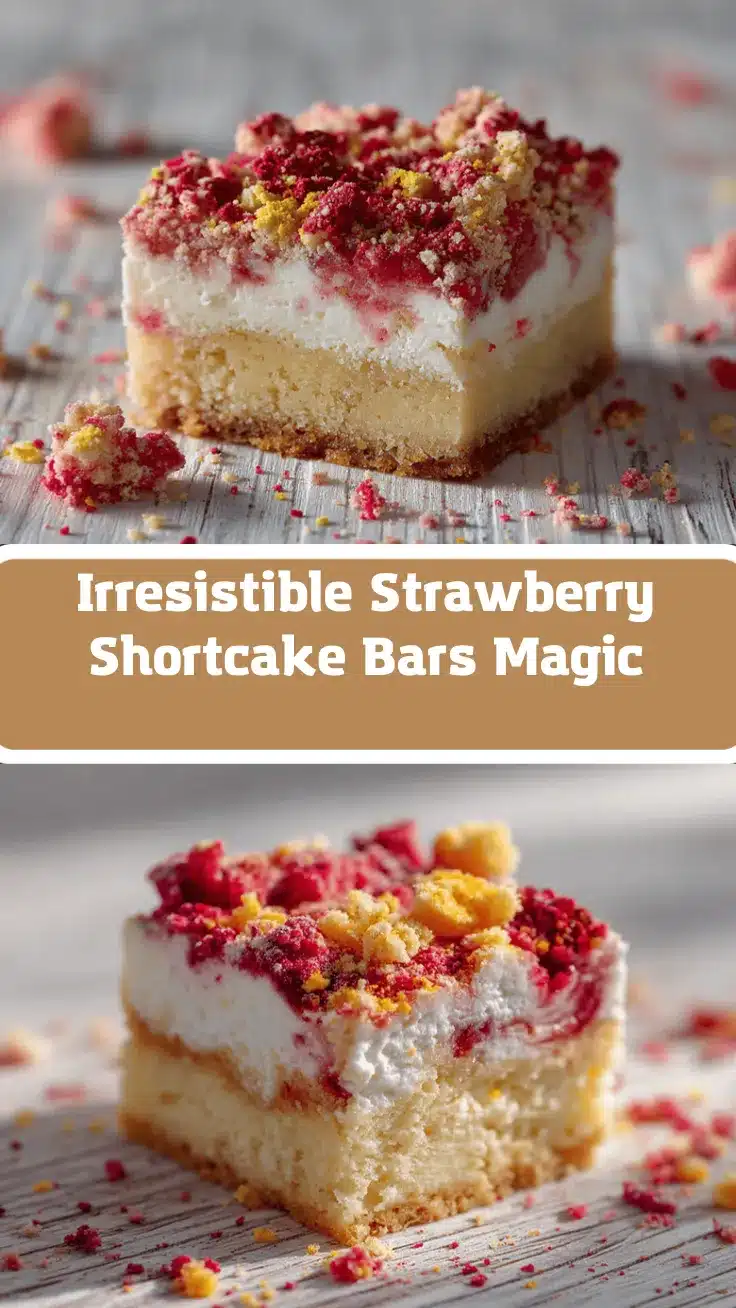 strawberry shortcake bars recipe