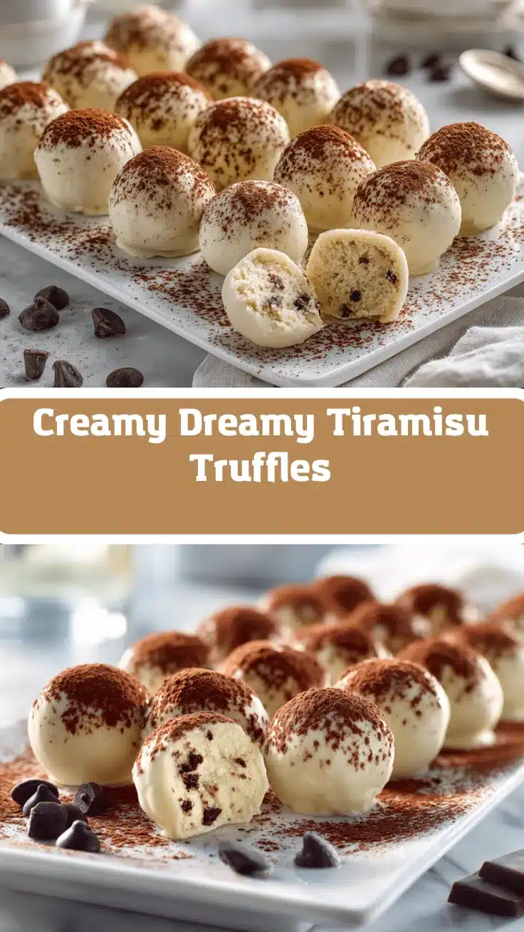 tiramisu truffles recipe