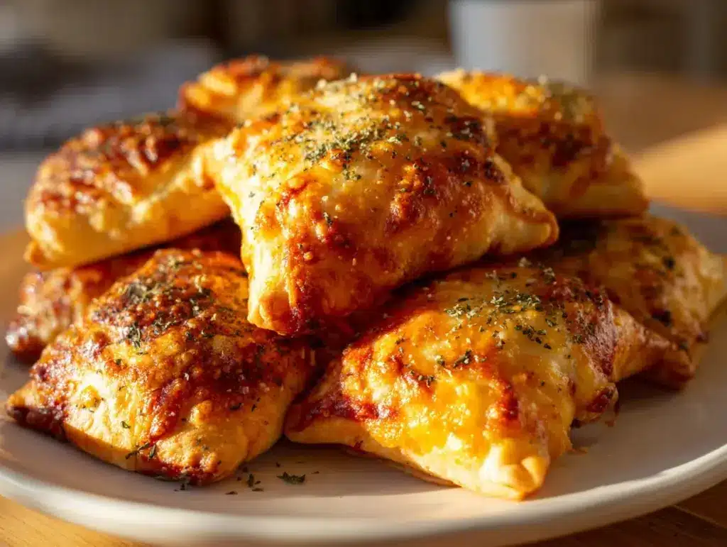 air fryer pizza rolls - featured image