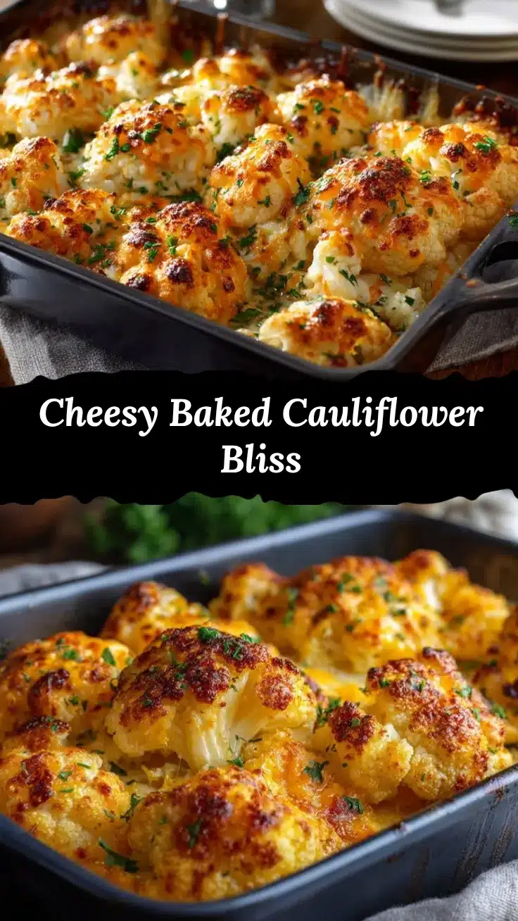 baked cheddar cauliflower casserole recipe