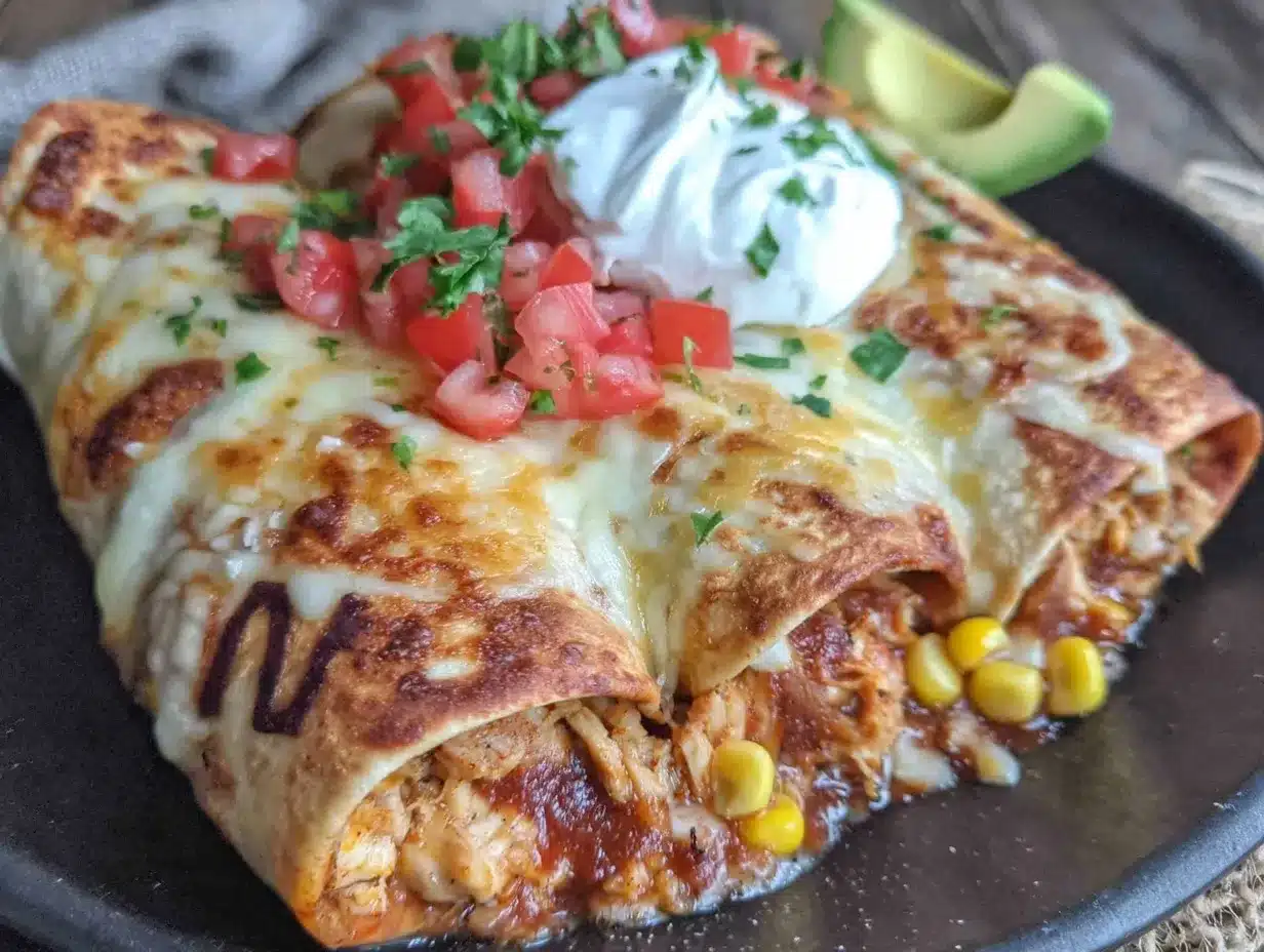 baked chicken chimichangas preparation steps