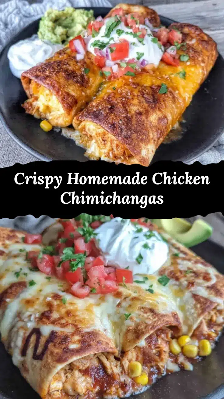 baked chicken chimichangas recipe