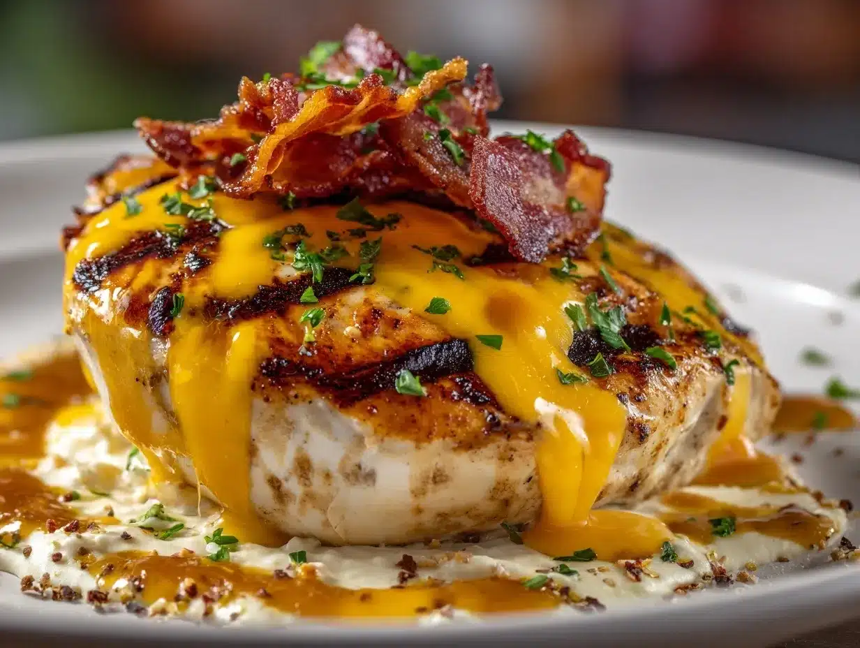 BBQ Bacon Cheddar Chicken preparation steps