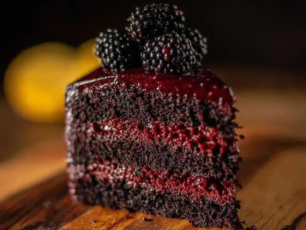 Blackberry Velvet Cake - featured image