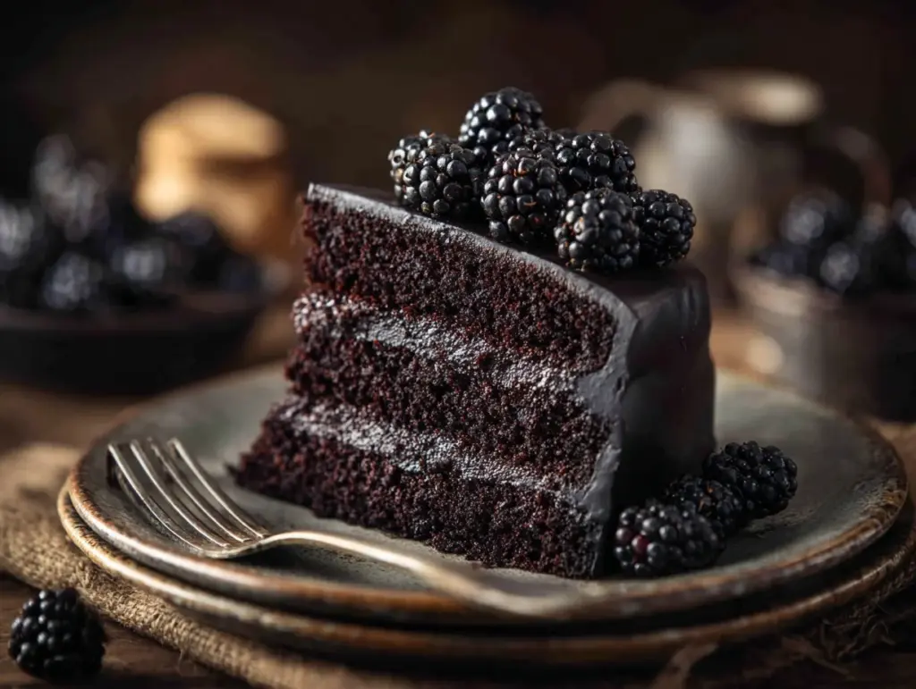 Blackberry Velvet Cake - featured image