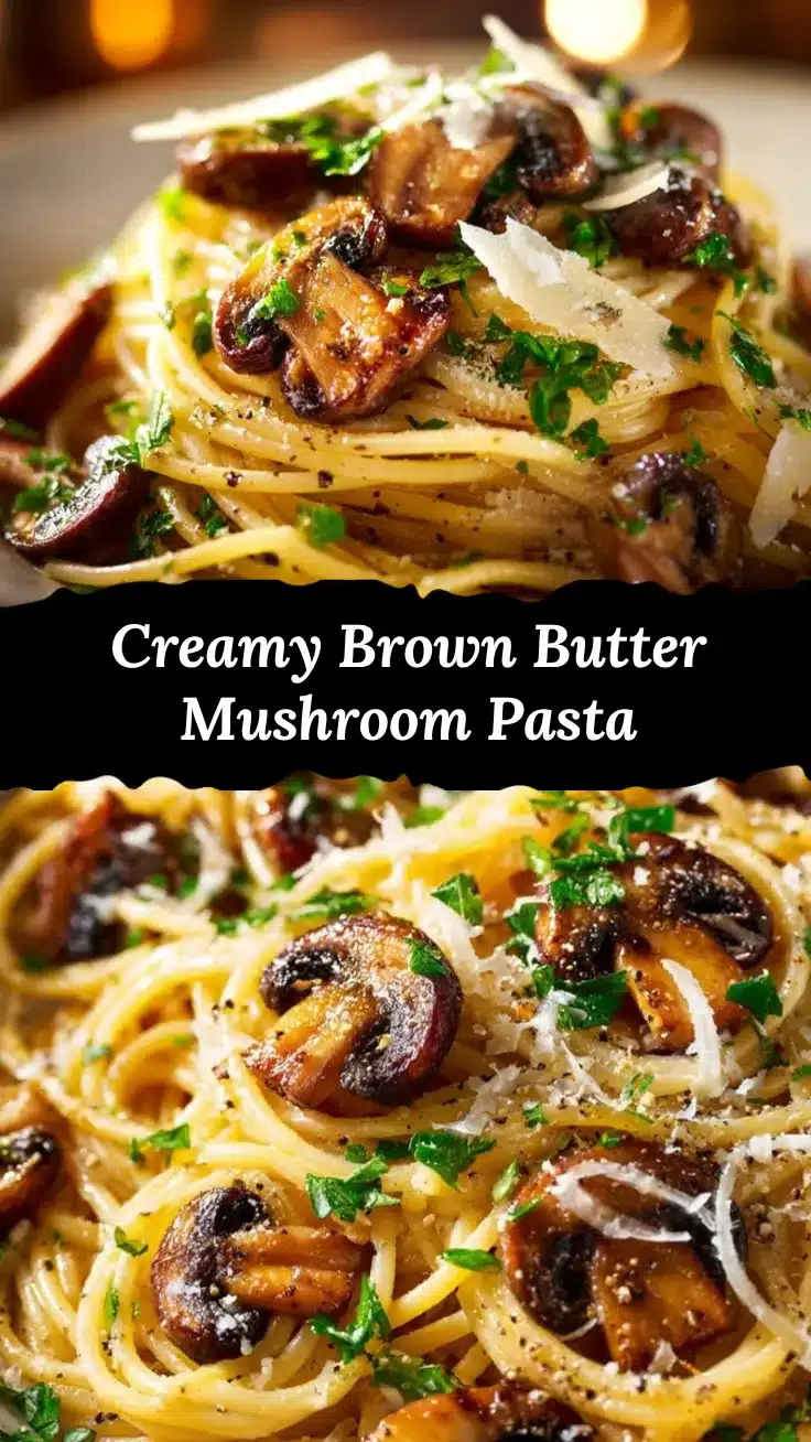 brown butter mushroom pasta recipe