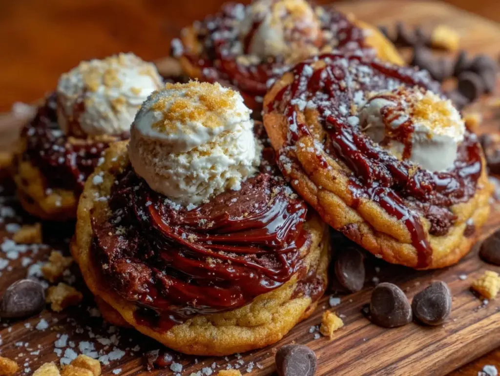 brownie sundae cookies - featured image