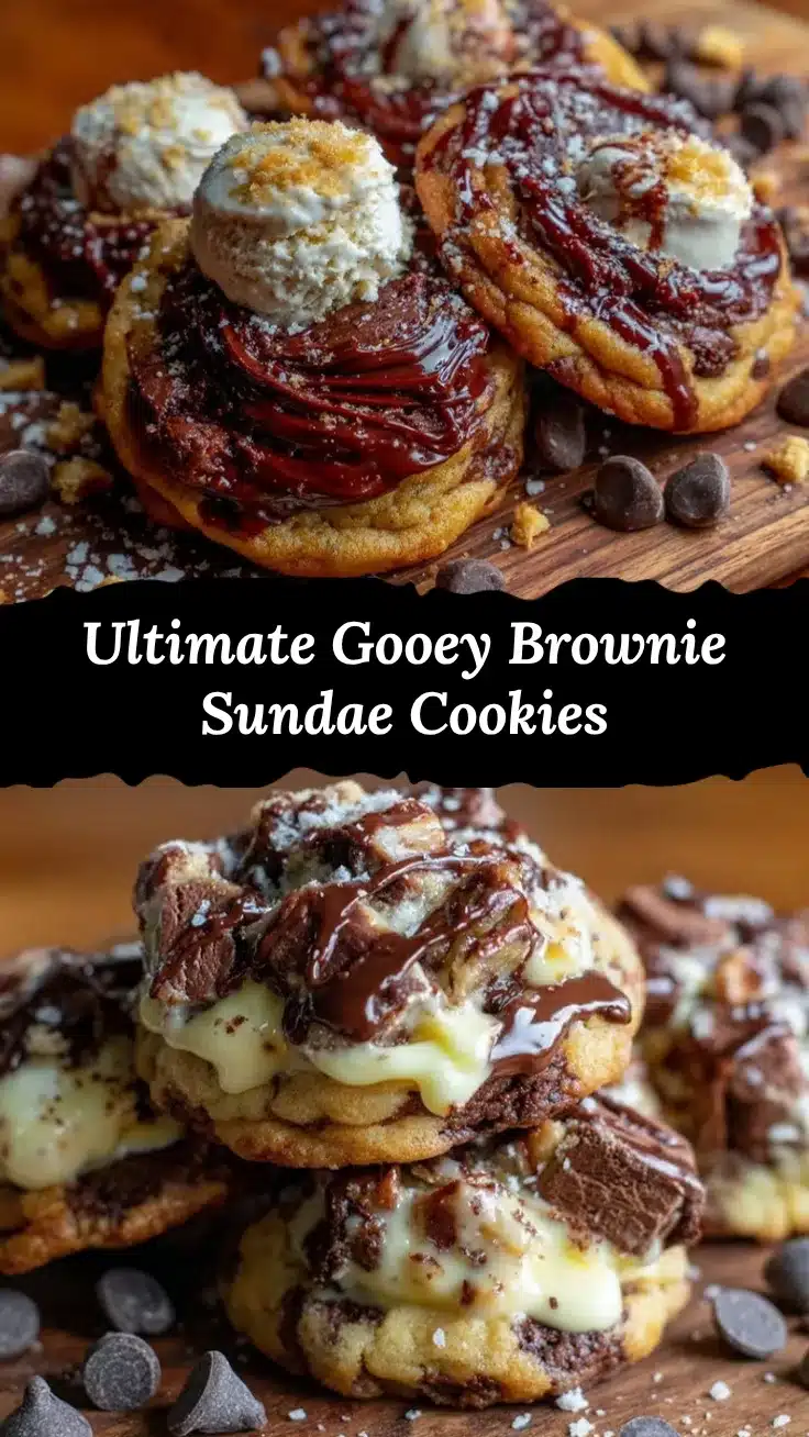 brownie sundae cookies recipe