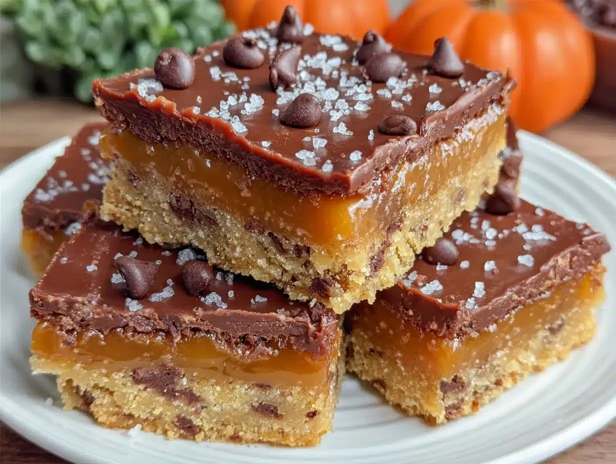 caramel cookie bars preparation steps