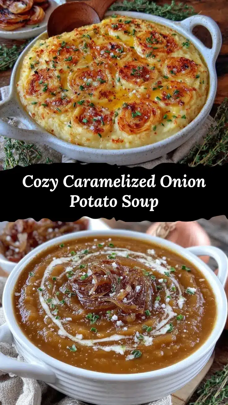 caramelized onion potato soup recipe