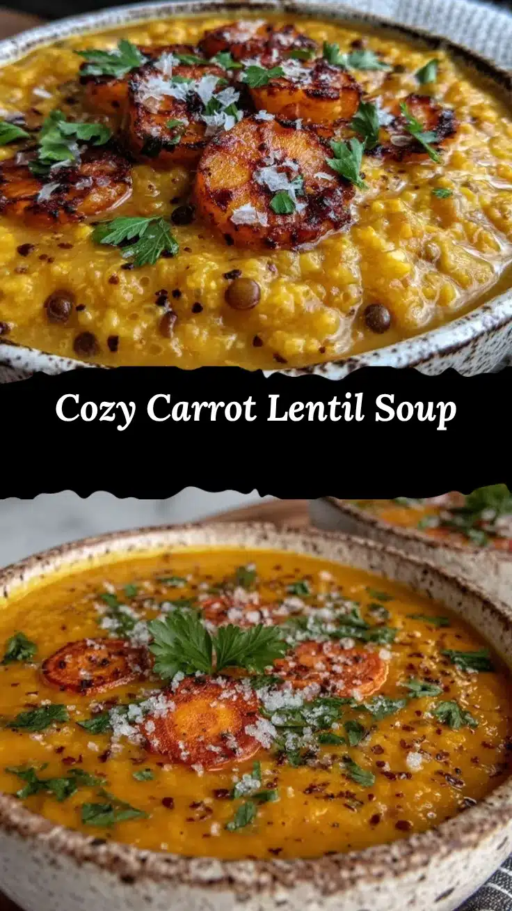 carrot lentil soup recipe