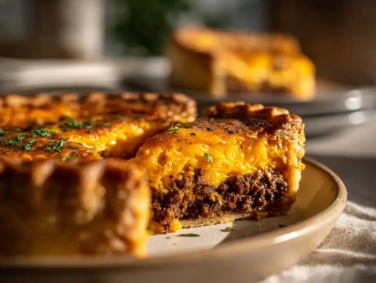 cheeseburger pie preparation steps