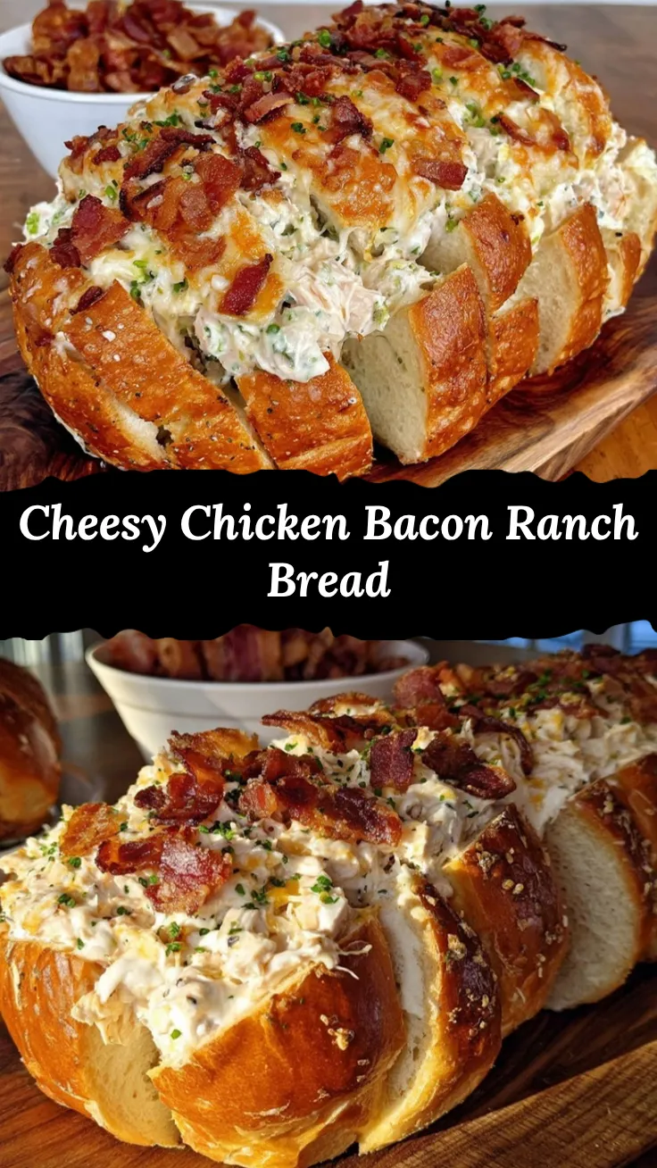 chicken bacon ranch stuffed bread recipe