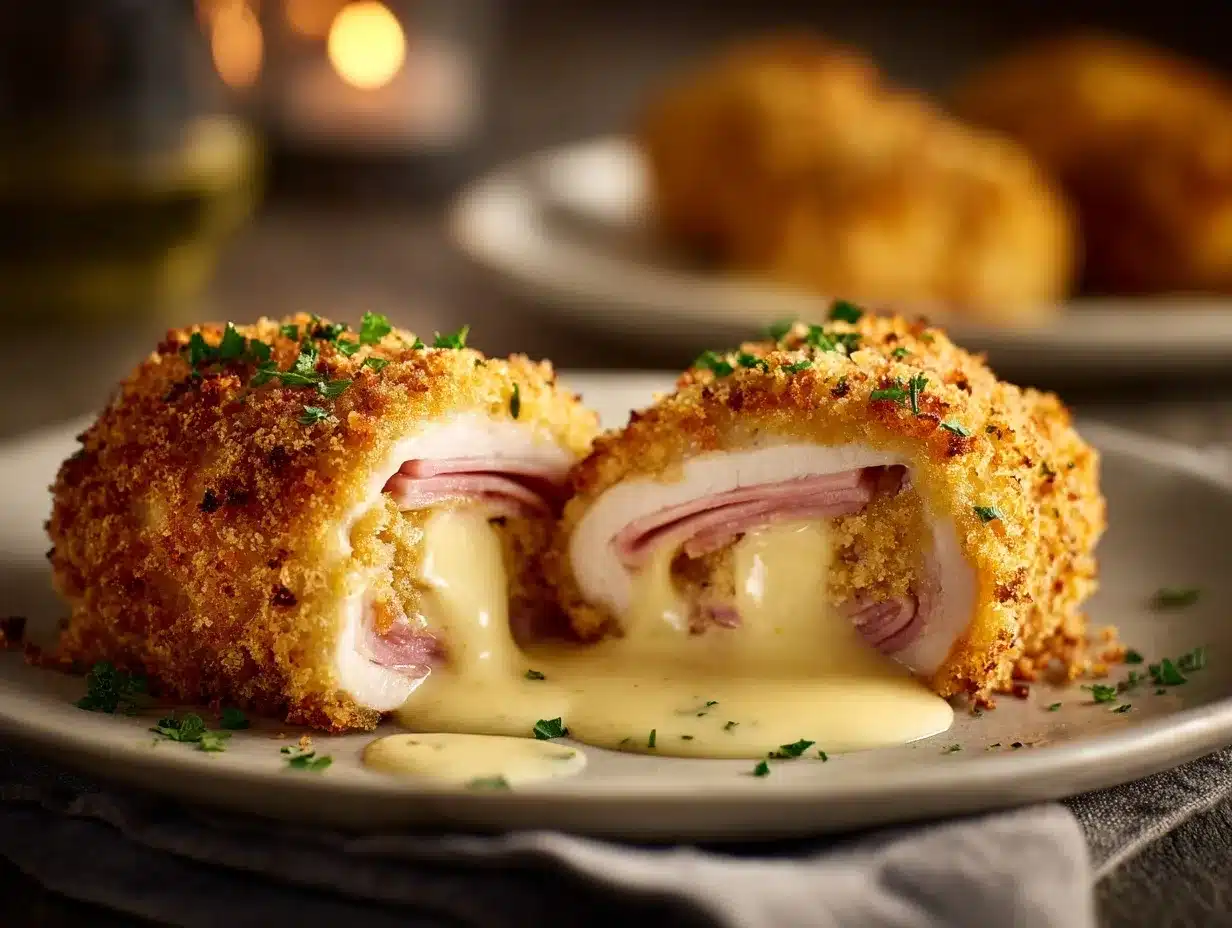 Chicken Cordon Bleu Recipe preparation steps