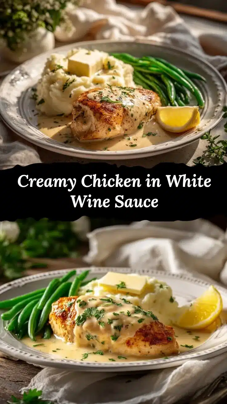 Chicken in White Wine Sauce recipe