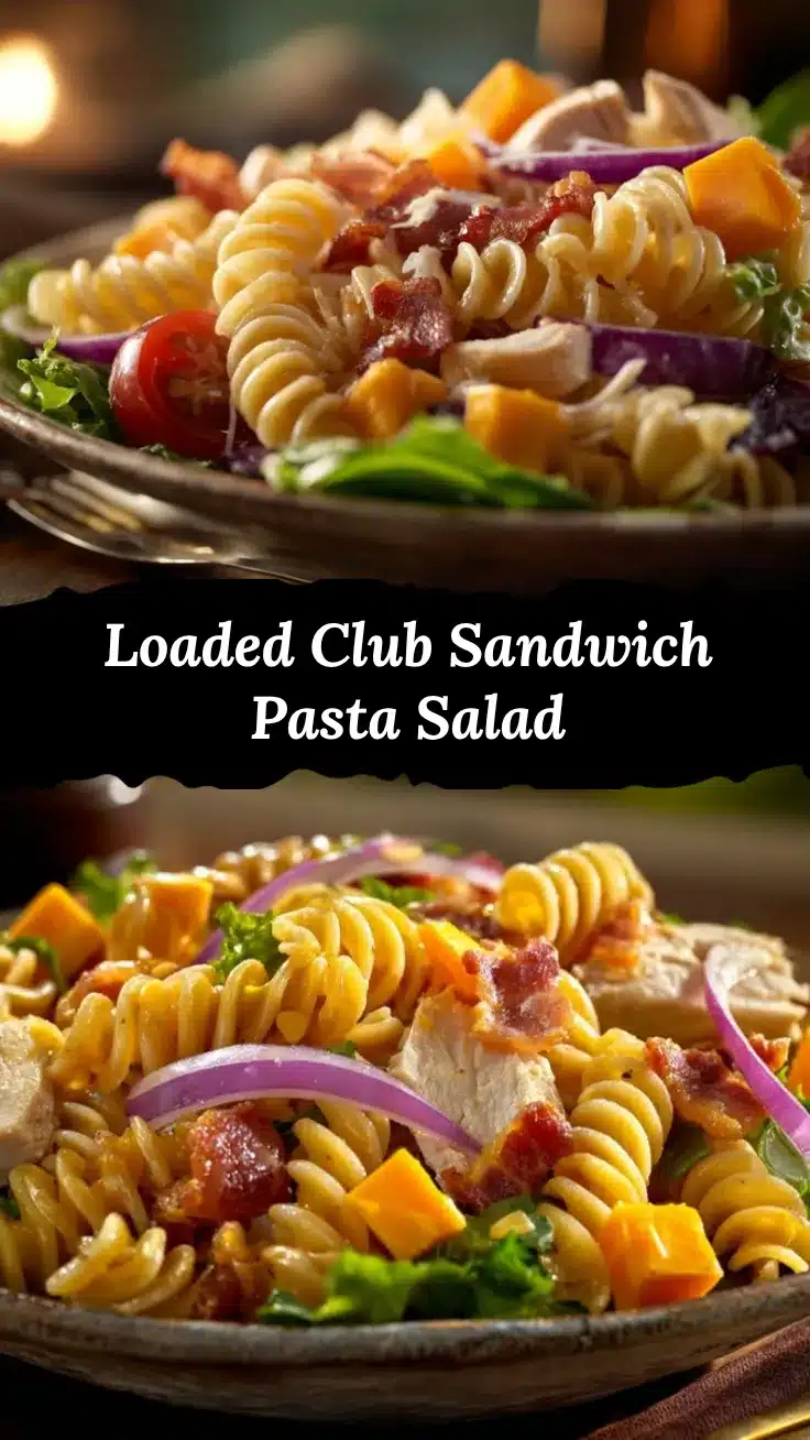 club sandwich pasta salad recipe