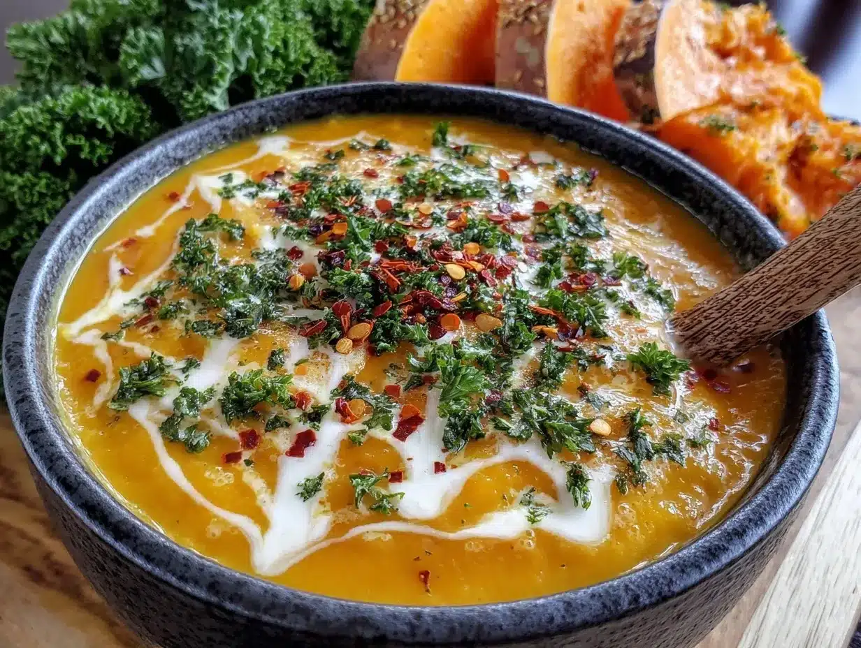 creamy butternut squash soup preparation steps