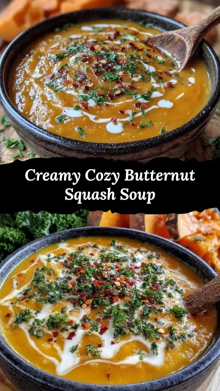 creamy butternut squash soup recipe