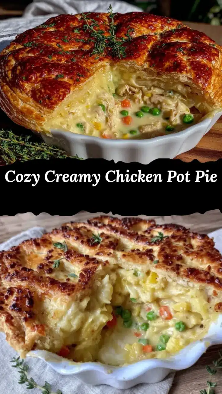 Creamy Chicken Pot Pie recipe