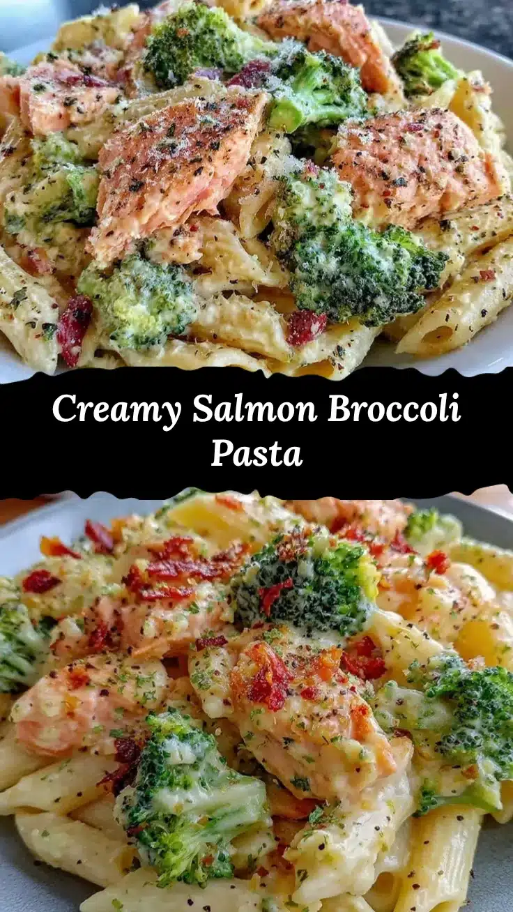 creamy salmon and broccoli pasta recipe
