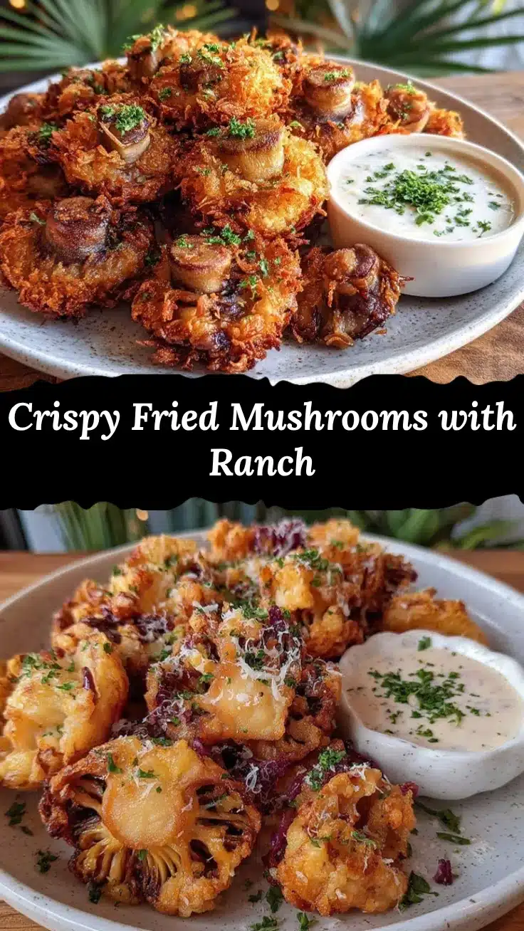 crispy champignons frits recipe