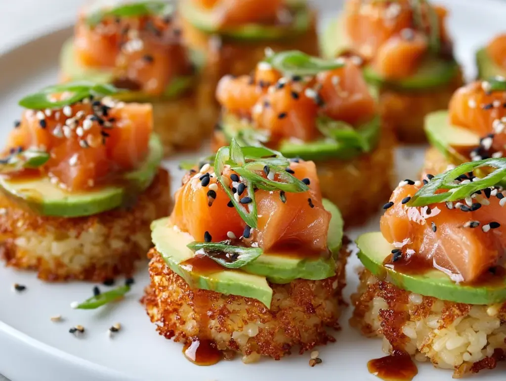 Crispy Salmon Rice Bites - featured image