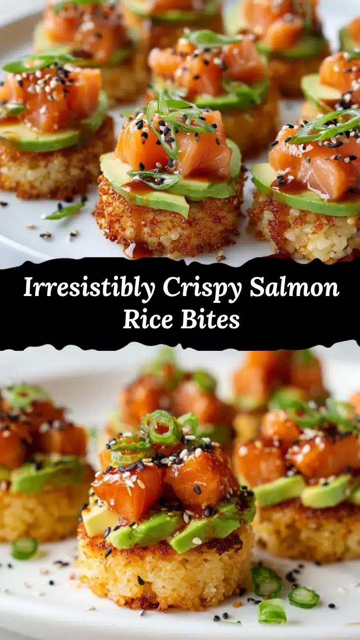 Crispy Salmon Rice Bites recipe