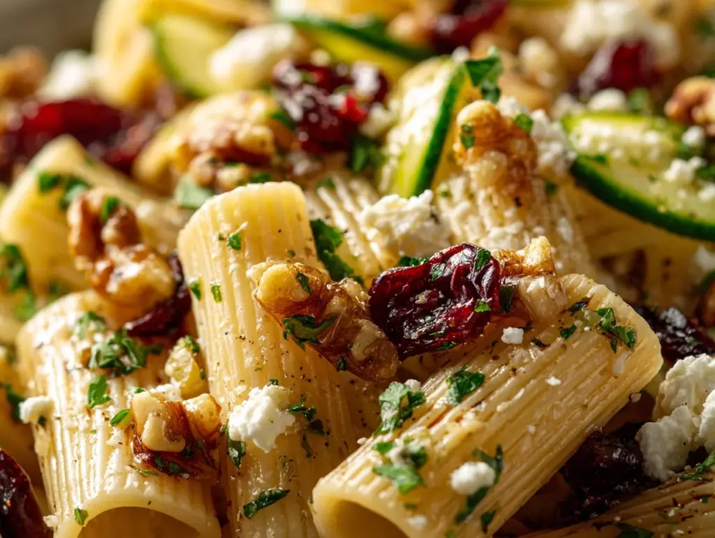 feta cranberry rigatoni salad - featured image