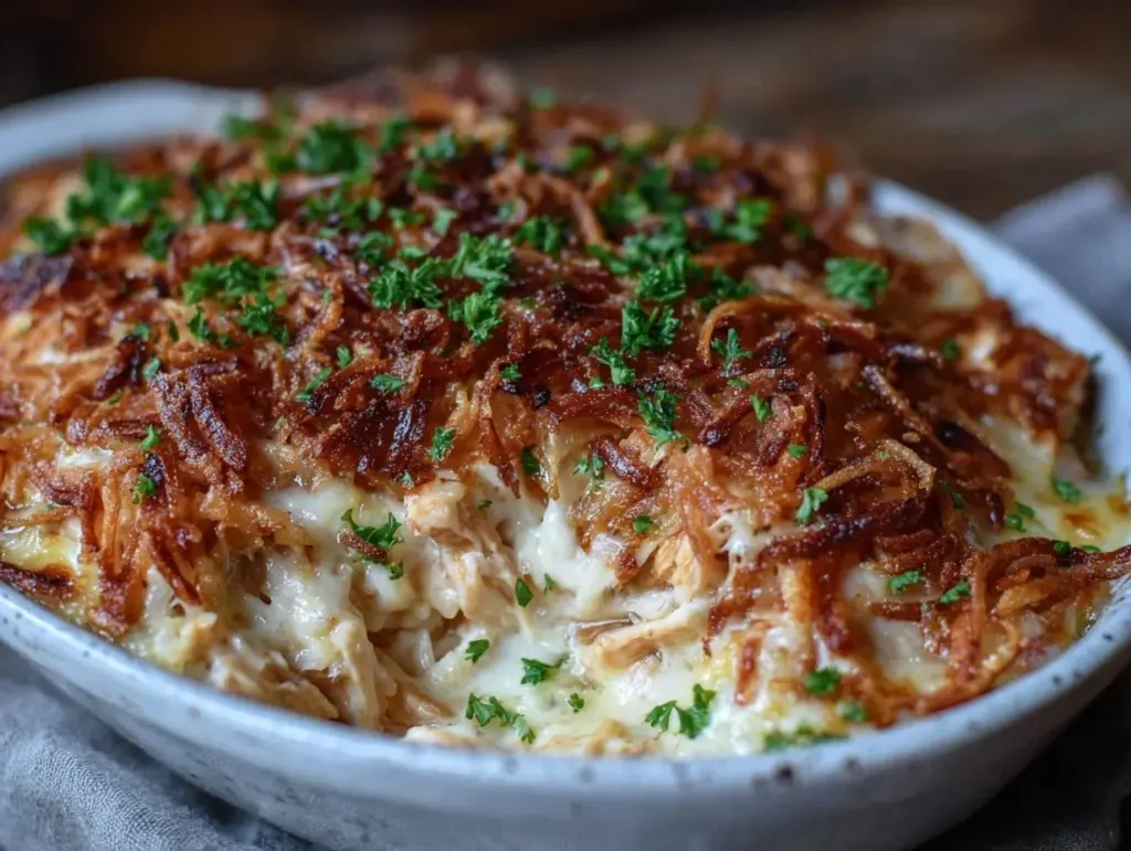 French Onion Chicken Rice Bake - featured image