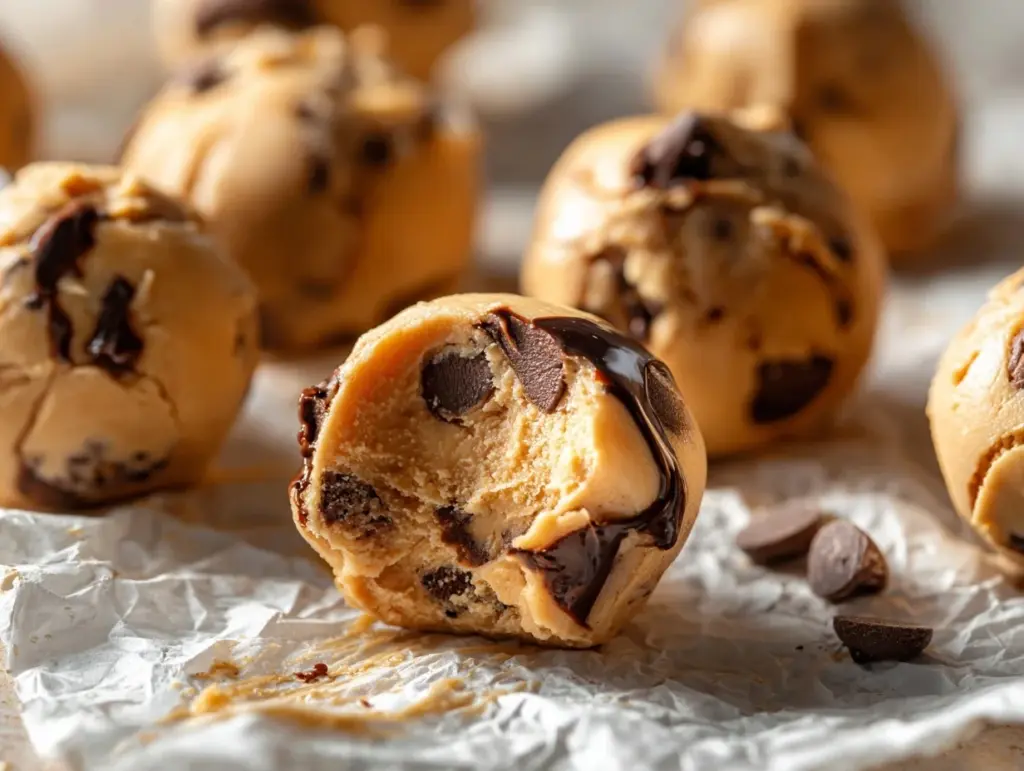 frozen Greek yogurt peanut butter bites - featured image
