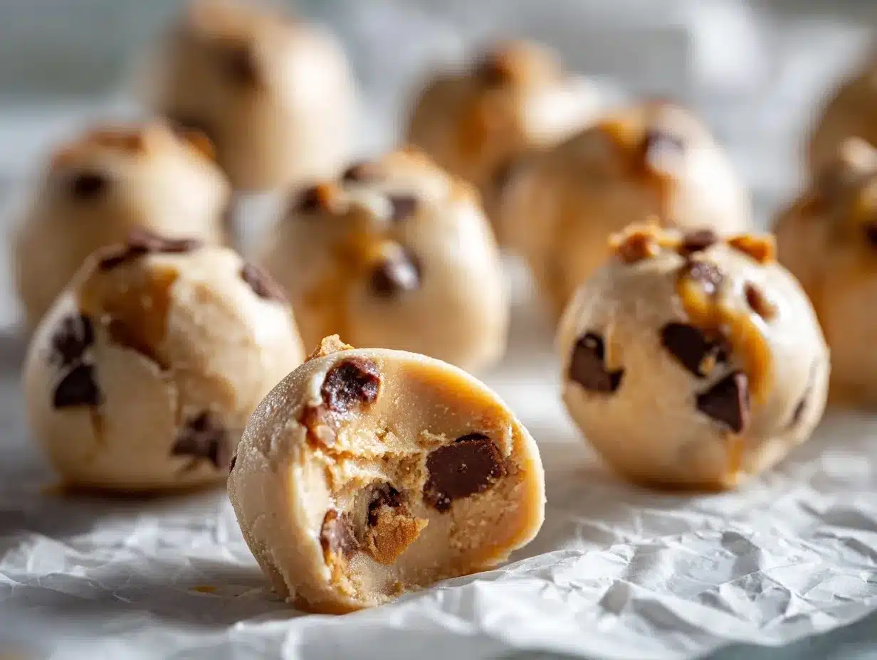 frozen Greek yogurt peanut butter bites preparation steps