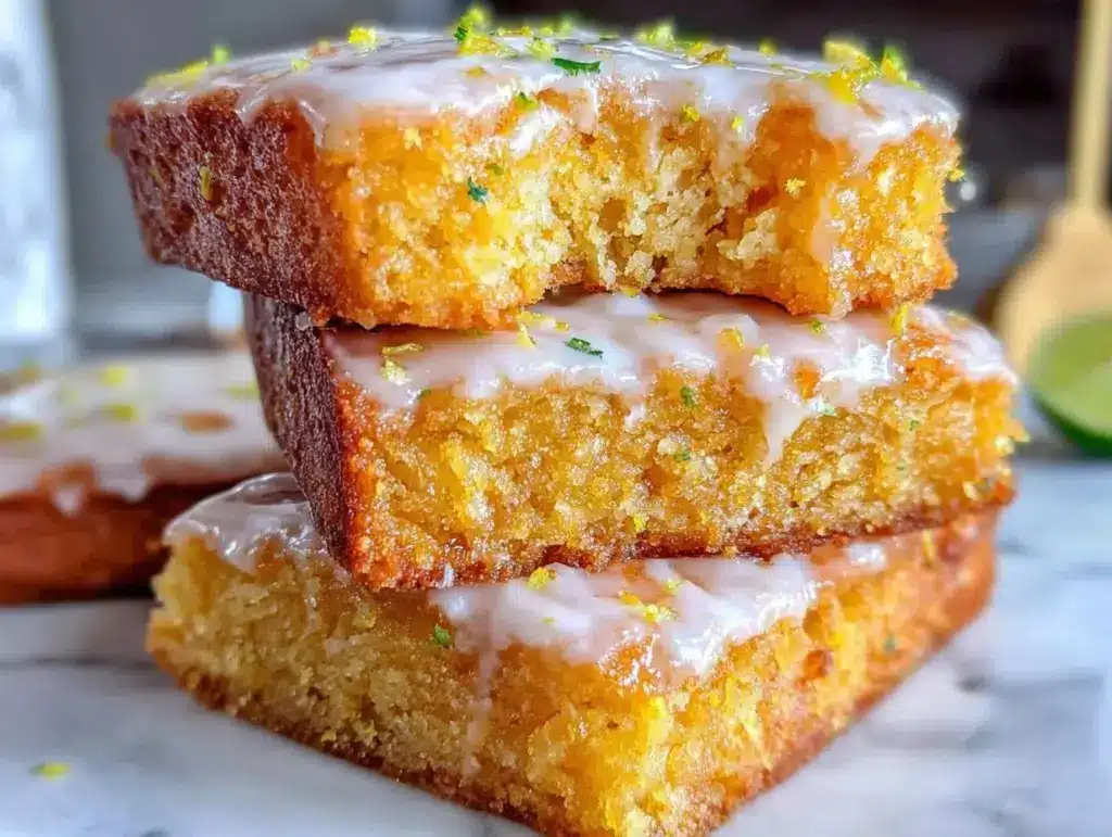 gluten-free lemon brownies - featured image