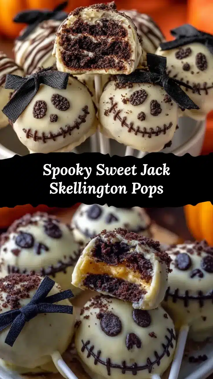 Jack Skellington Oreo Pops recipe