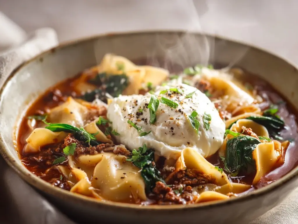 lasagna soup recipe - featured image