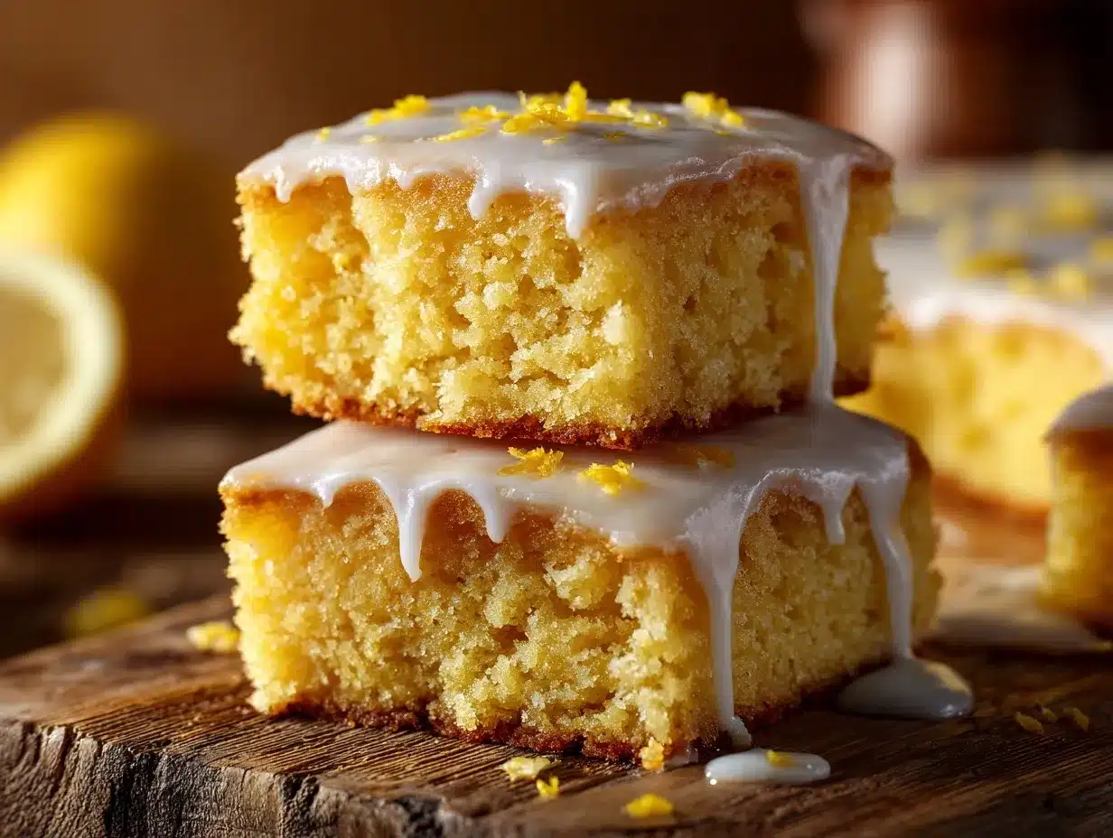 lemon brownies recipe preparation steps