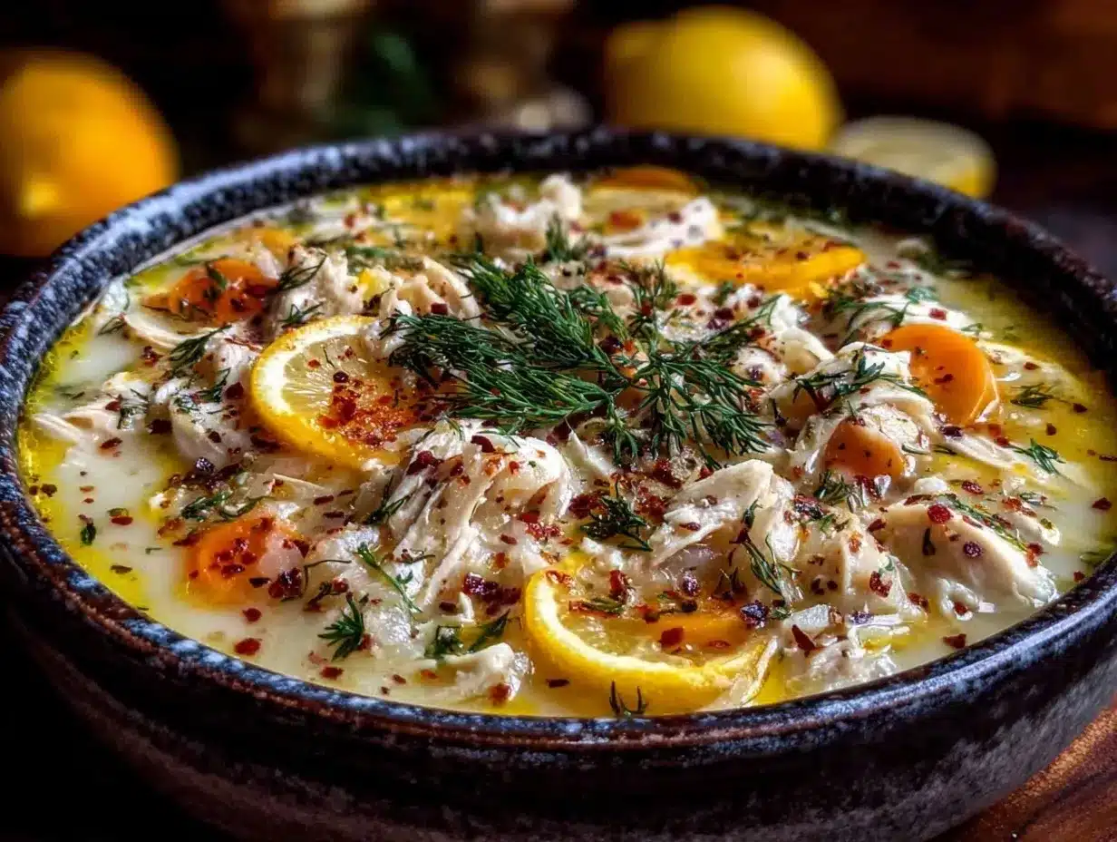 Lemon Chicken Soup preparation steps