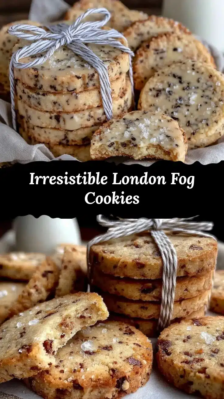 London Fog Shortbread Cookies recipe