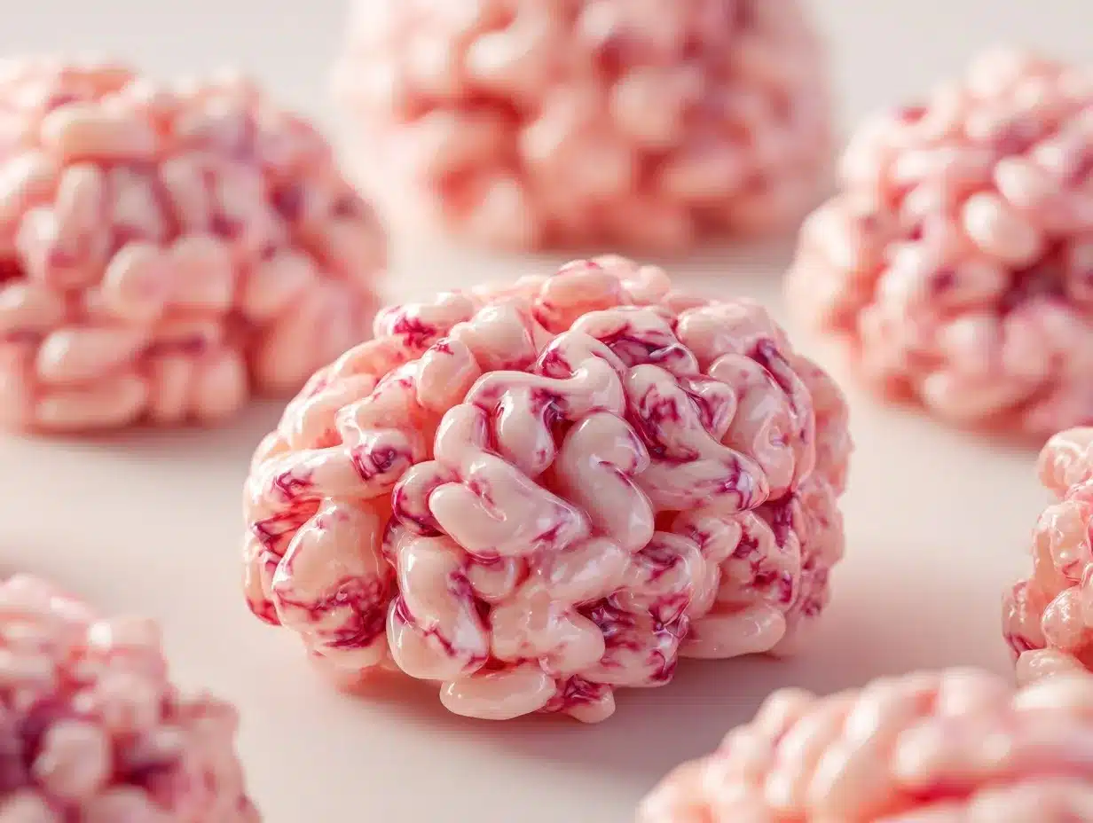 Marshmallow Rice Krispies Brains preparation steps