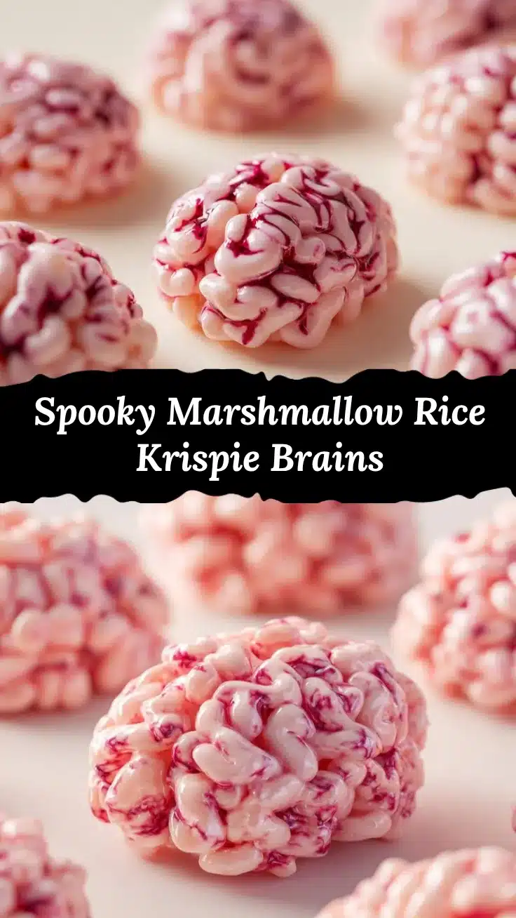 Marshmallow Rice Krispies Brains recipe