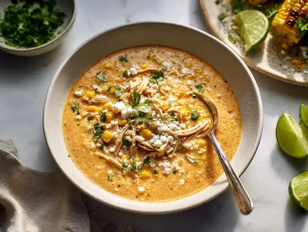 Mexican Street Corn Soup - featured image