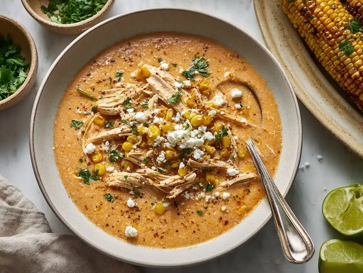 Mexican Street Corn Soup preparation steps