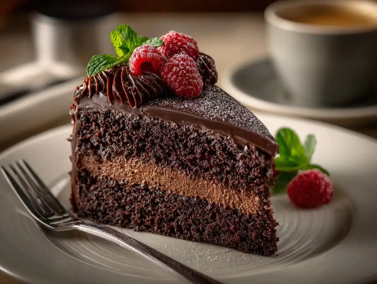 Midnight Fudge Cake preparation steps