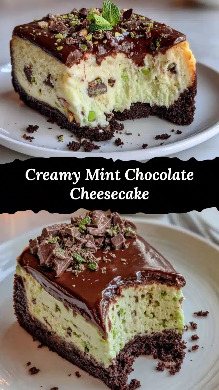 Mint Chocolate Cheesecake recipe