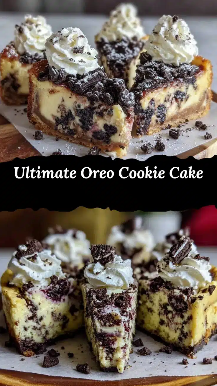 Oreo cookie cake recipe